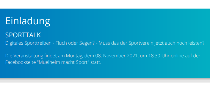 Diskussion über "digitales Sporttreiben"