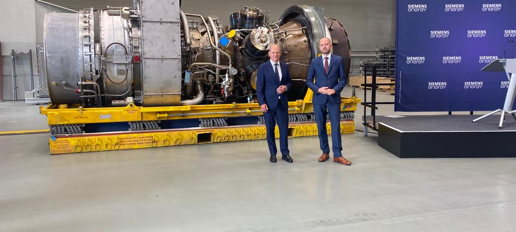 Scholz besichtigt Siemens Energy