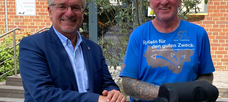 Spendensammler zu Gast in Mülheim