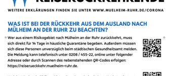 Urlaub im Risikogebiet bedeutet Quarantäne